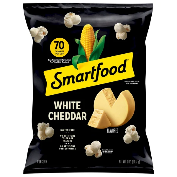 Smartfood Flavored Popcorn, White Cheddar