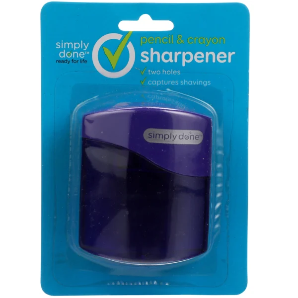 Simply Done Pencil & Crayon Sharpener
