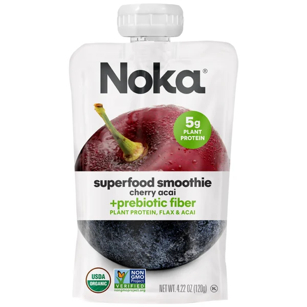 NOKA Organic Superfood Smoothie, Cherry Acai