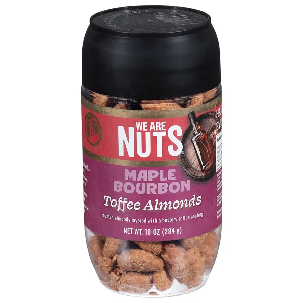 We Are Nuts Toffee Maple Bourbon Almonds
