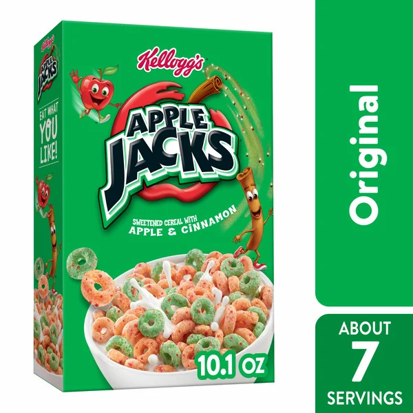 Kellogg's Apple Jacks Breakfast Cereal Original