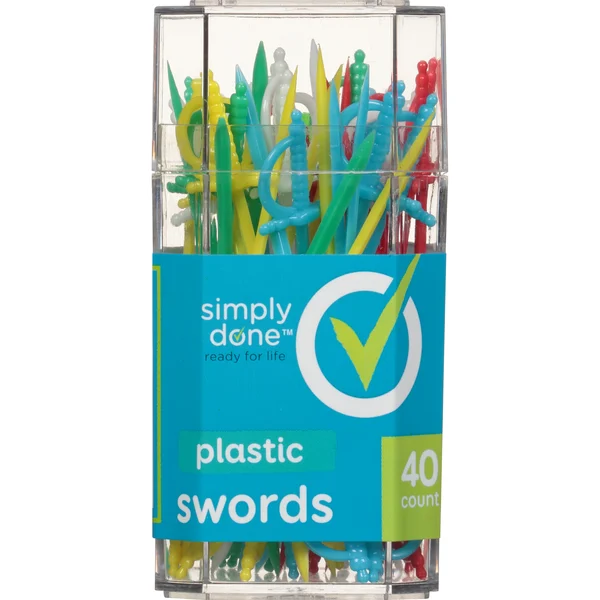 Simply Done Plastic Swords