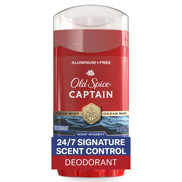 Old Spice Aluminum Free Deodorant for men, Captain