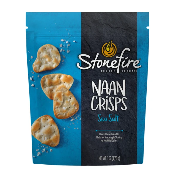 Stonefire Sea Salt Naan Crisps