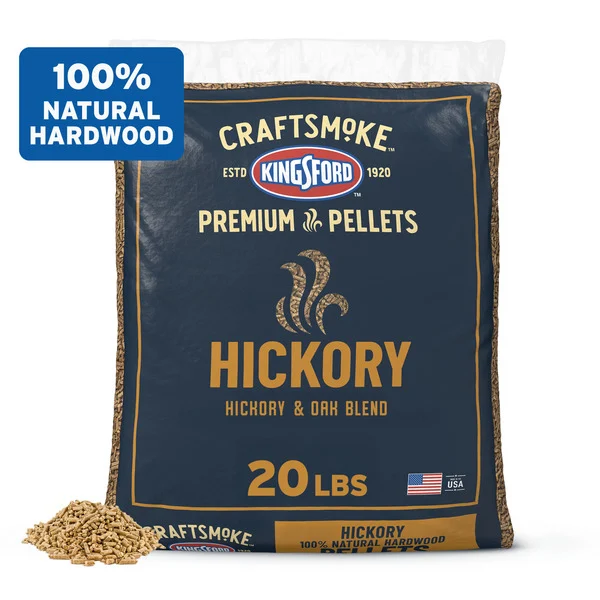 Kingsford Craftsmoke Premium Pellets, BBQ Pellets for Grilling, Hickory