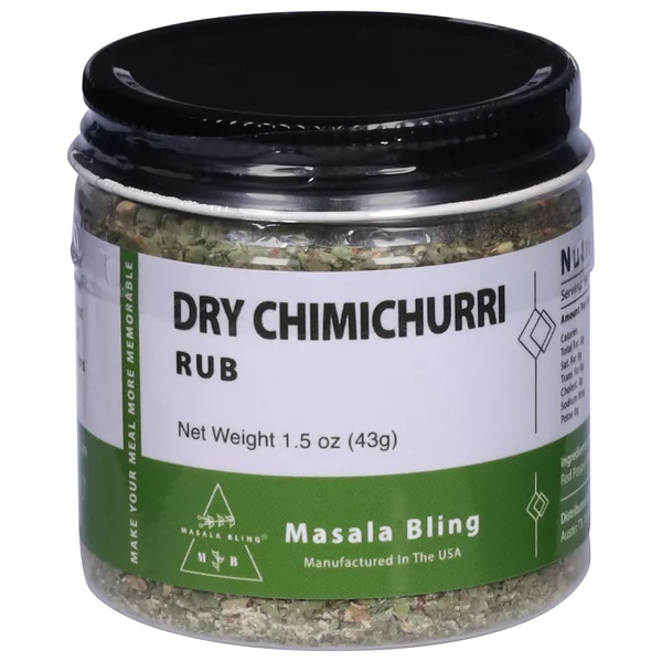 Masala Bling Rub, Dry Chimichurri