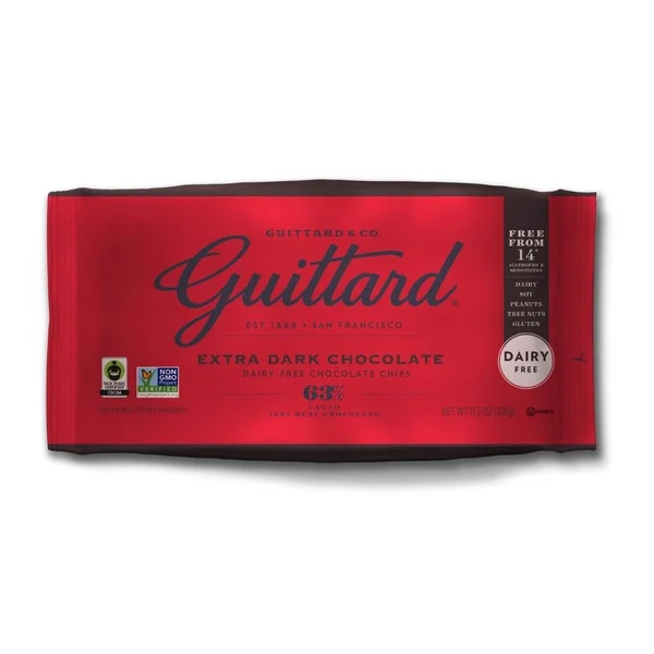 Guittard Chocolate Extra Dark, Dairy Free, Baking Chips