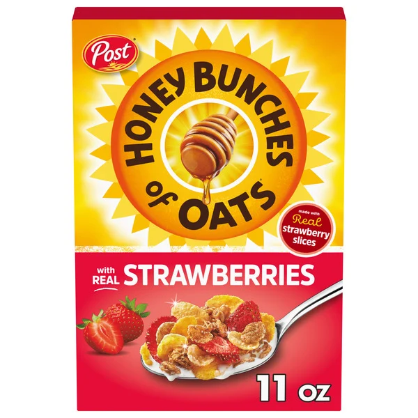 Post Sweetened Cereal With Real Strawberries