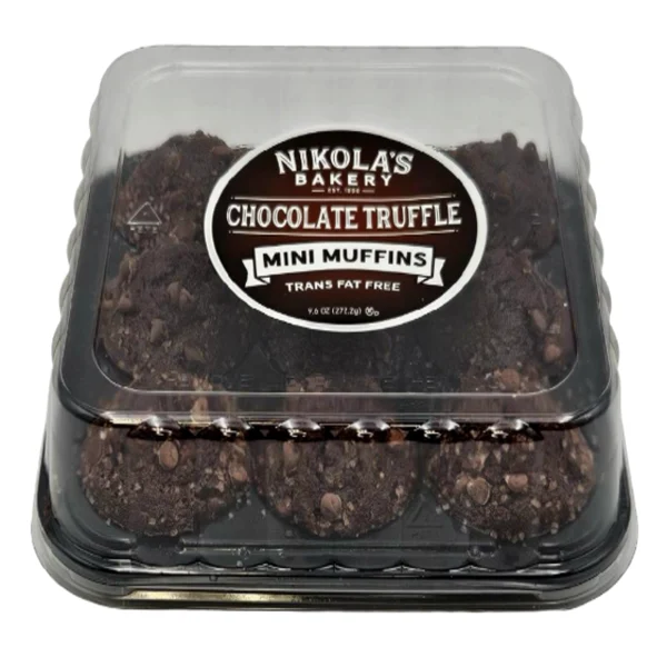 Nikola's Bakery Chocolate Truffle Mini Muffins