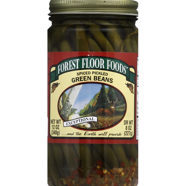 Forest Floor Foods Green Beans, Spiced Pickled