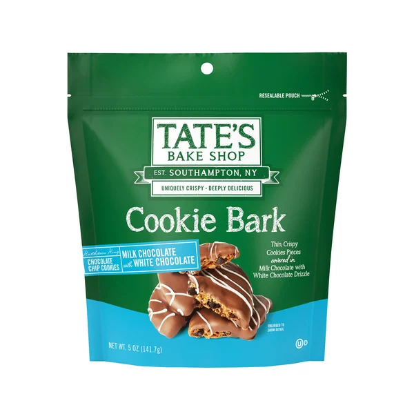 TATE'S Chocolate Chip Cookies With Milk Chocolate With White Chocolate Drizzle 5.01 oz