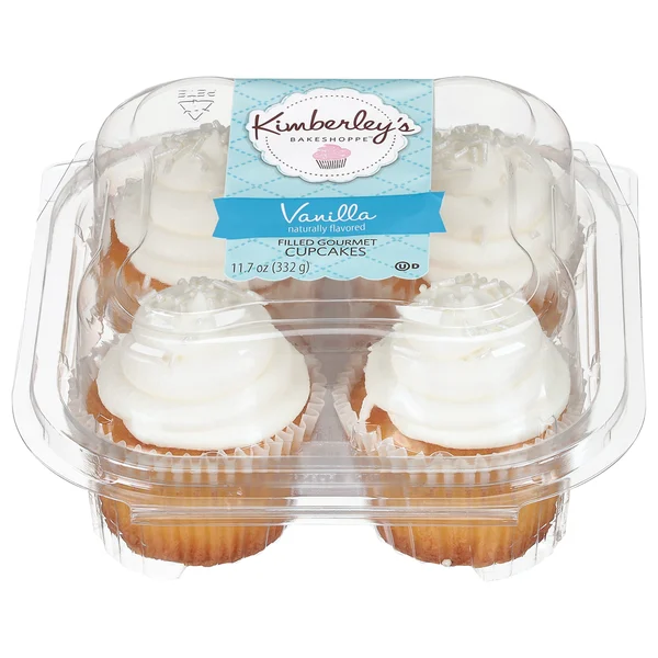 Kimberley's Bakeshoppe Cupcakes, Vanilla, Filled Gourmet