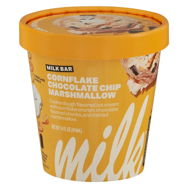 Milk Bar Ice Cream, Cornflake Chocolate Chip Marshmallow