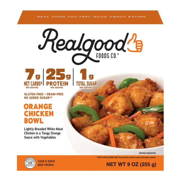 Real Good Foods Low Carb Orange Chicken Bowl
