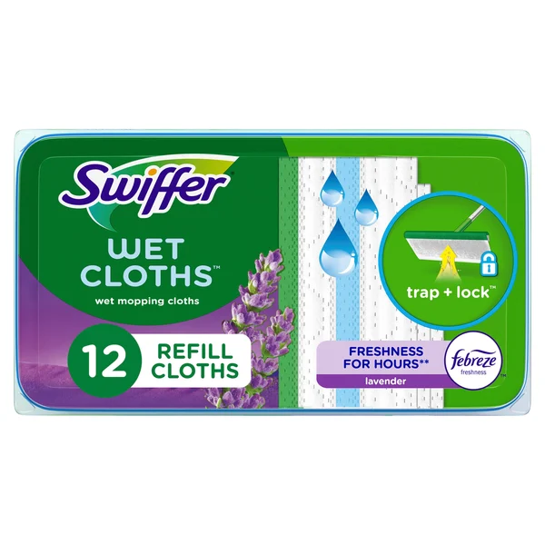Swiffer Sweeper Wet Mopping Cloth Multi Surface Refills