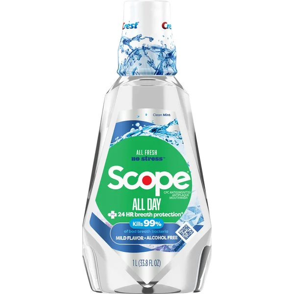 Scope Mouthwash, All Day, Clean Mint
