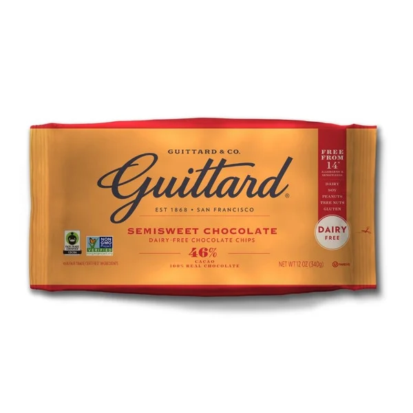 Guittard Chocolate Semisweet Chocolate, Dairy Free Baking Chips