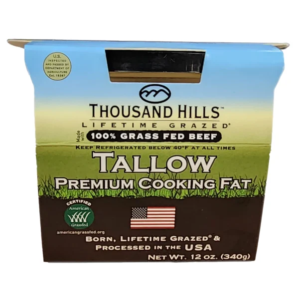 Thousand Hills Lifetime Grazed Tallow Premium Cooking Fat