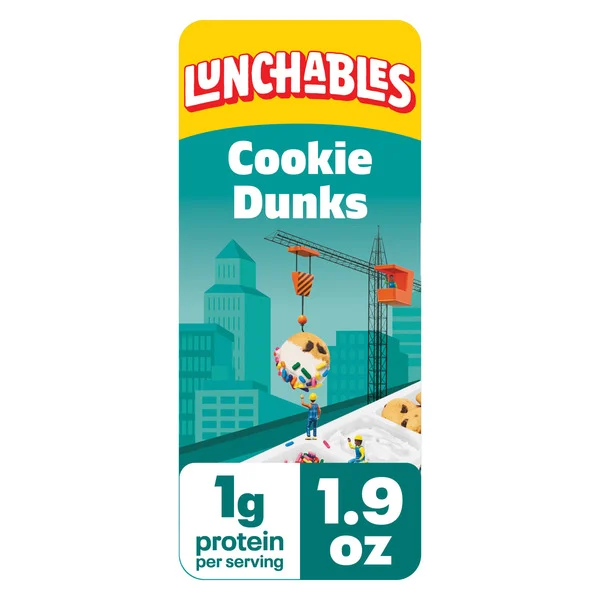 Lunchables Cookie Dunks with Mini Chocolate Chip Cookies, Marshmallow Creme & Sprinkles