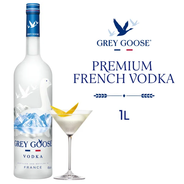 Grey Goose Vodka 40% 100Cl/1L