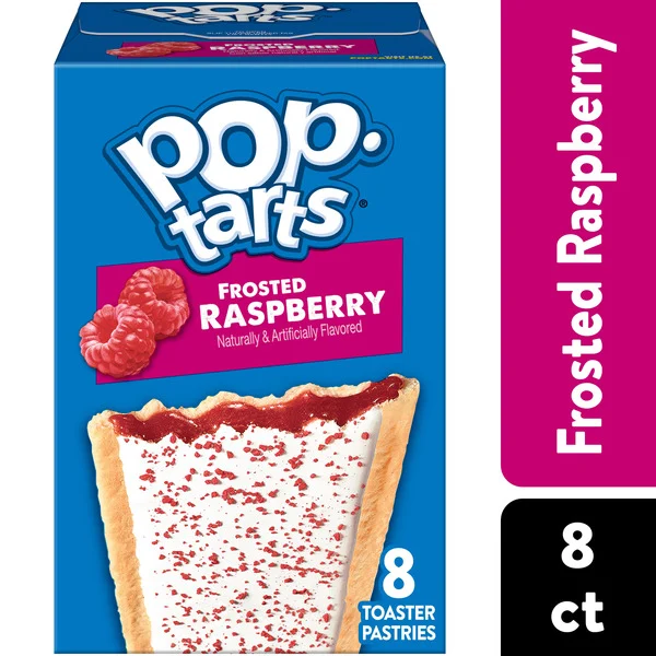 Pop-Tarts Frosted Raspberry Toaster Pastries, Breakfast Foods