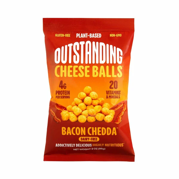 Outstanding Foods Cheese Balls, Bacon Chedda