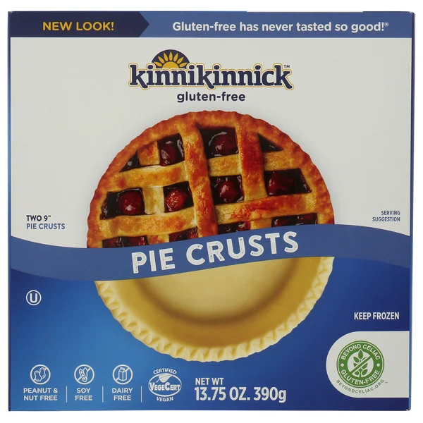 Kinnikinnick Pie Crusts 9 Inch Gluten Free