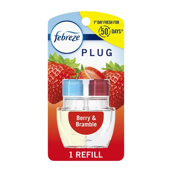 Febreze Plug In Air Freshener Scented Oil Refill Berry & Bramble