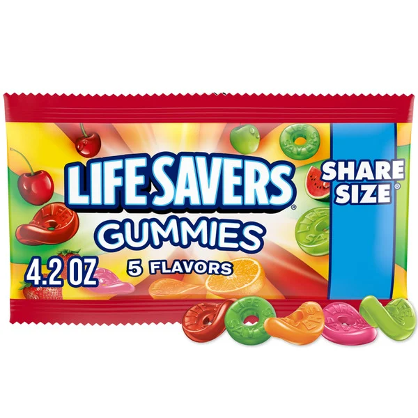 Life Savers Flavors Gummy Candy Share Size