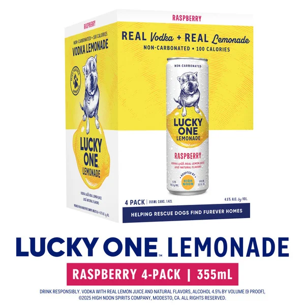 Lucky One Vodka Lemonade Raspberry 4 Pack
