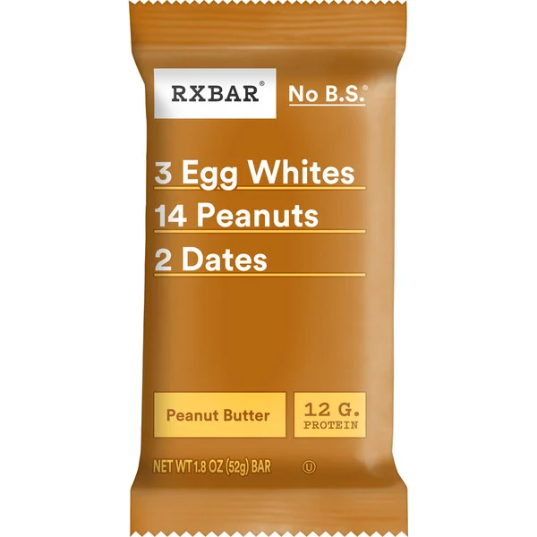 RXBAR Peanut Butter Protein Bars, Protein Snack