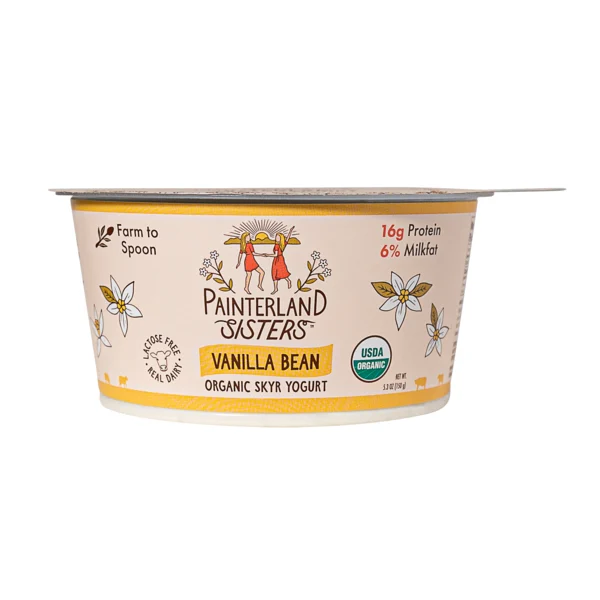 Painterland Sisters Vanilla Bean Organic Skyr Yogurt