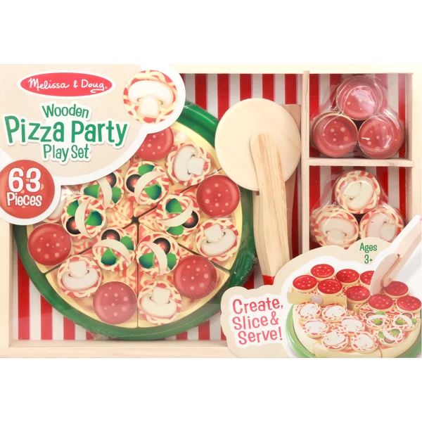 Melissa & Doug Play Set, Pizza Party, Wooden