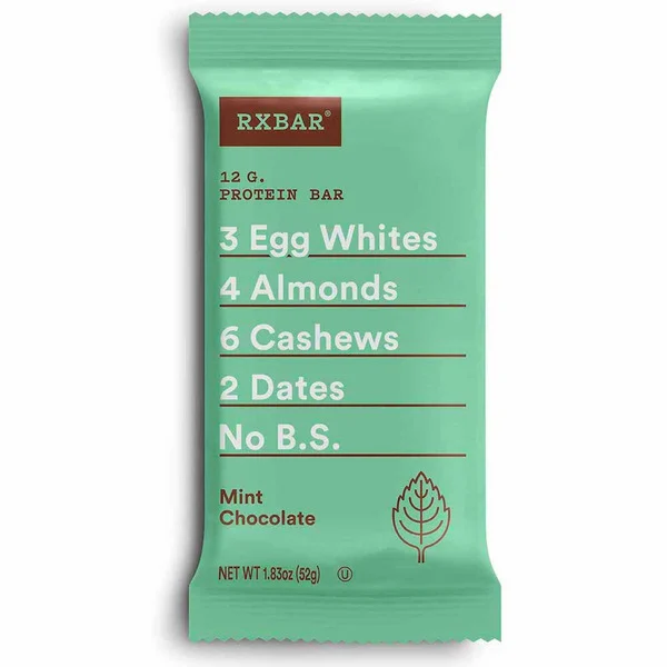RXBAR Gluten-Free Protein Bar Mint Chocolate, 12g Protein, 1.83 oz