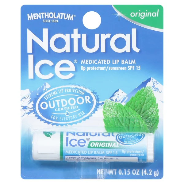 Natural Ice Medicated Lip Protectant/Sunscreen SPF 15 Original