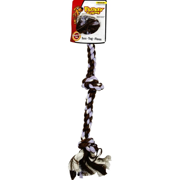 Mammoth Pet Dog Toy, 2 Knot Bone, Medium, Color