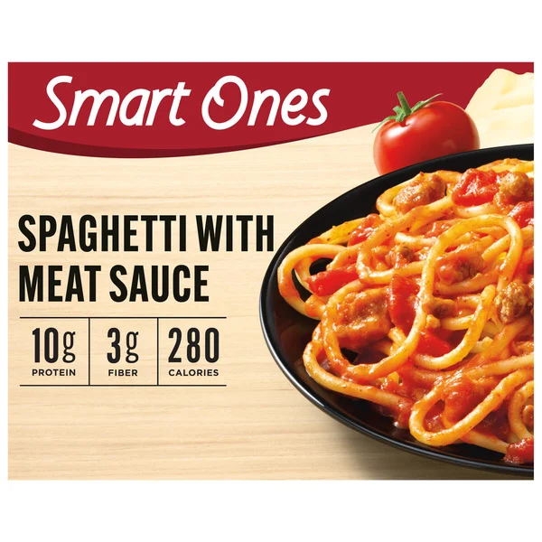 Smart Ones Spaghetti with Meat Sauce, Onions & Tomatoes Frozen Meal