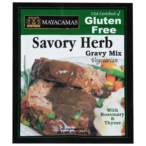 Mayacamas Fine Foods Gravy Mix, Gluten Free, Vegetarian, Savory Herb