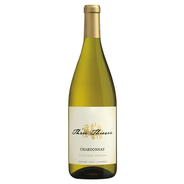 Three Thieves Chardonnay White Wine, 750mL Wine Bottle