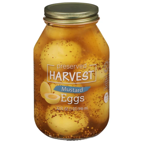 Preserved Harvest Eggs, Mustard