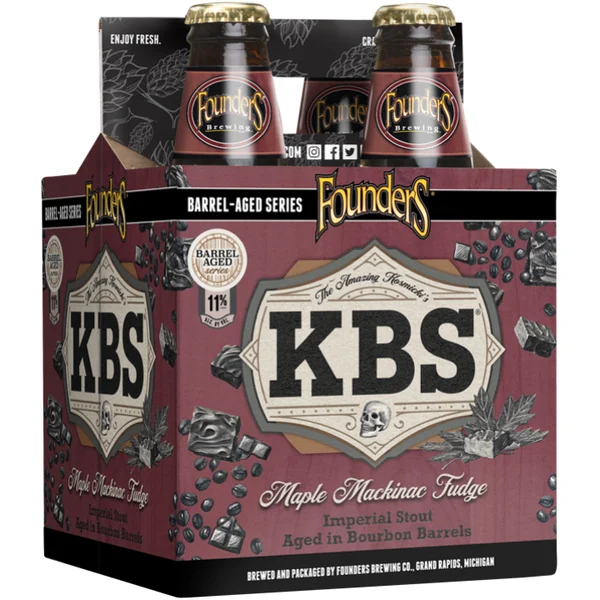 Founders Brewing Co. KBS Maple Mackinac Fudge - Imperial Stout aged in Bourbon Barrels