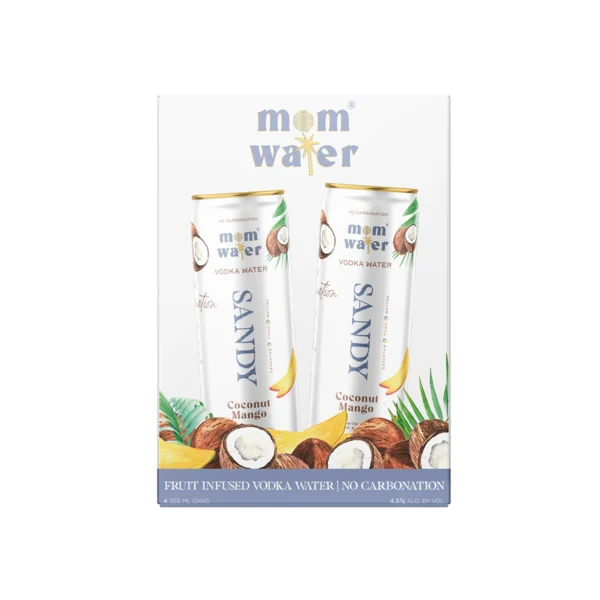Mom Water Sandy, Coconut Mango Vodka Water