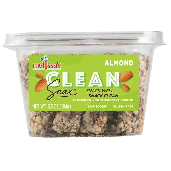 Melissa's Clean Snax Almond Crunch, with Chia & Flaxseed