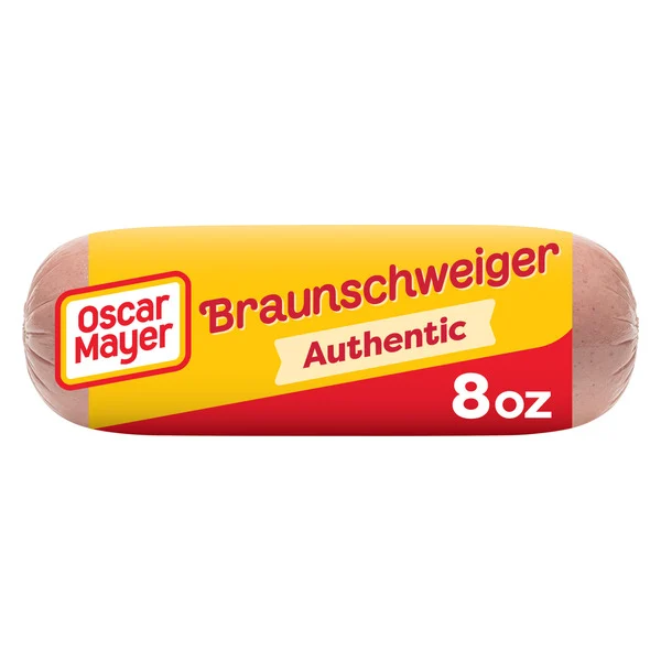 Oscar Mayer Braunschweiger Liver Sausage Deli Sandwich Lunch Meat