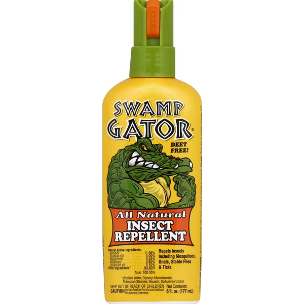 Swamp Gator Insect Repellent, All Natural, Deet Free
