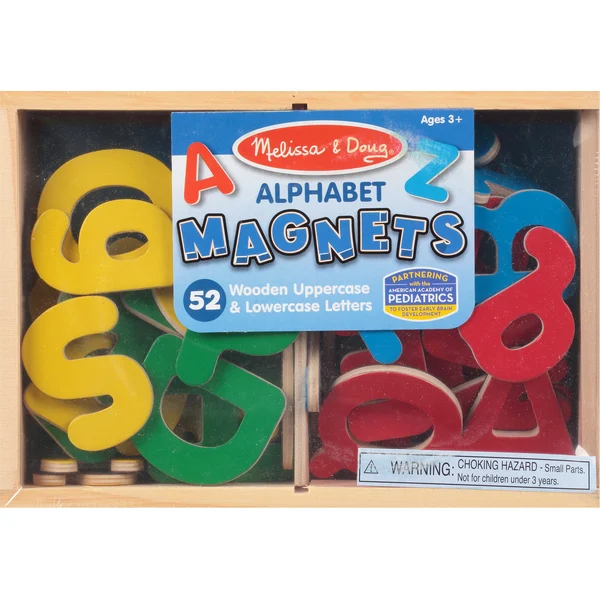 Melissa & Doug Alphabet Magnets, 3+