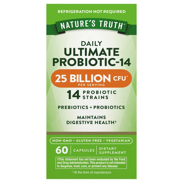 Nature's Truth Ultimate Probitoic-14, 25 Billion CFU Capsules