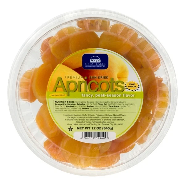 Great Lakes Fancy Apricots Sun Dried