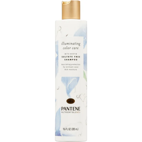 Pantene Shampoo, Illuminating Color Care, Nutrient Blends