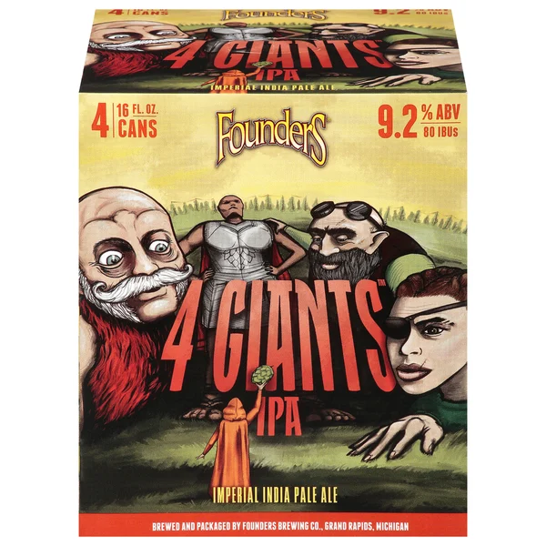 Founders Brewing 4 Giants Imperial IPA